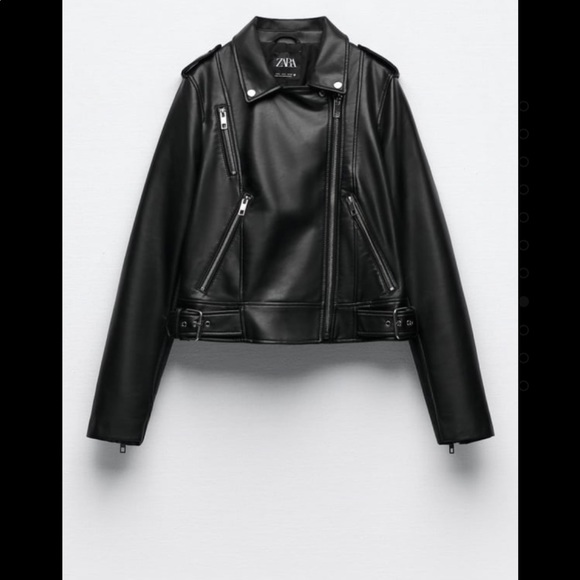 fFaux Leather Jacket -Zara - Picture 1 of 7